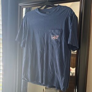 Vineyard Vines Men's Navy Tee with Logo